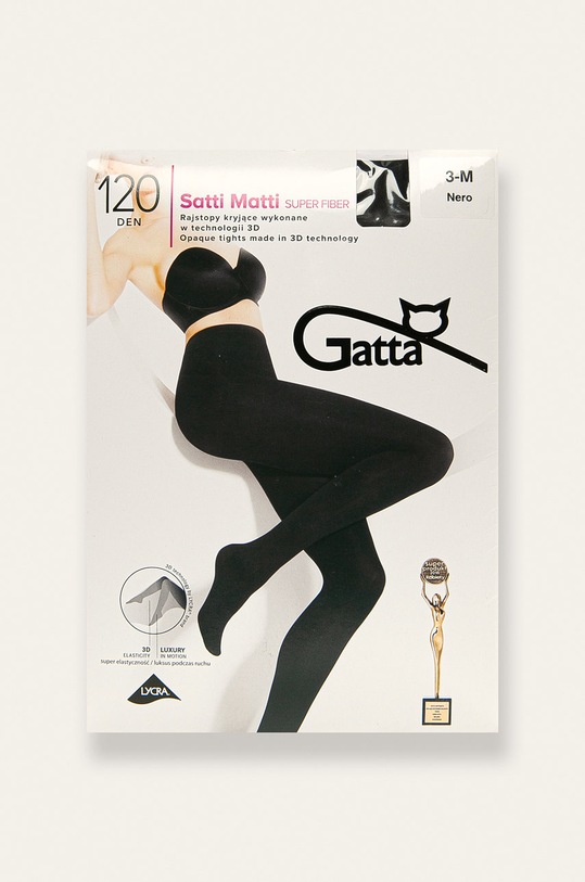 Gatta - Harisnya Satti Matti 120 Den fekete satti.matti120