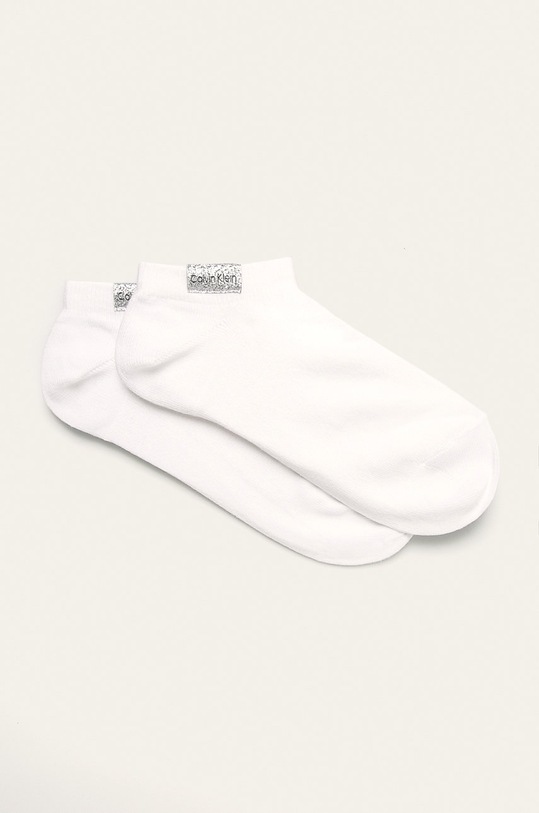 Calvin Klein - Stopki (2-pack) skarpetki krótkie biały 100001771.NOS