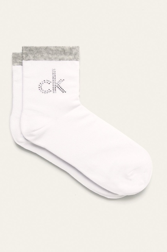 Calvin Klein - Ponožky dlouhé ponožky bílá 100001790.NOS