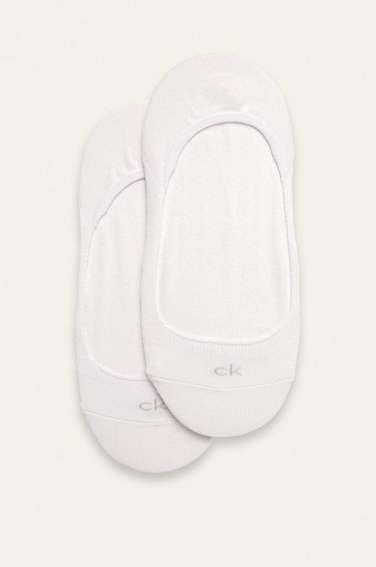 Calvin Klein - Členkové ponožky (2-pak) krátke ponožky biela 100001798.NOS