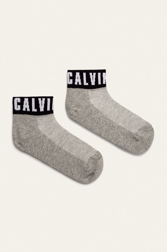 Calvin Klein - Kotníkové ponožky krátké ponožky šedá 100001813.NOS