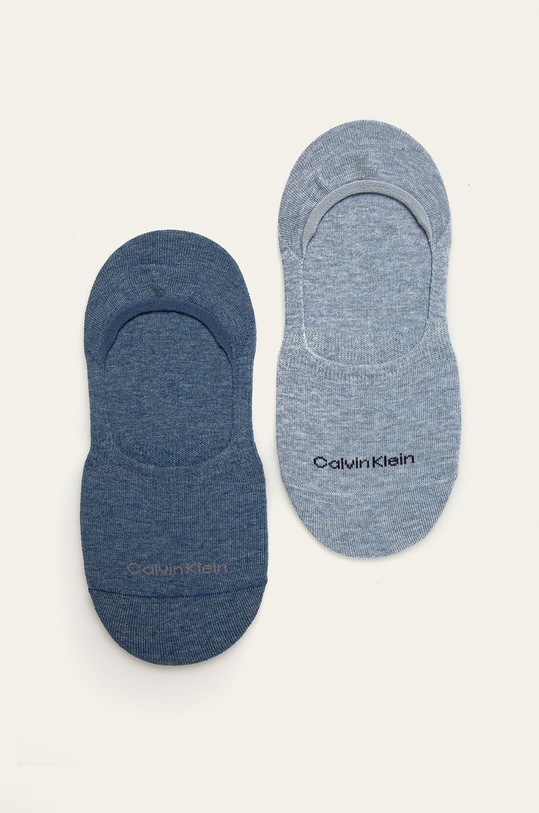 Calvin Klein - Členkové ponožky (2-pak) krátke ponožky modrá 100001902.NOS