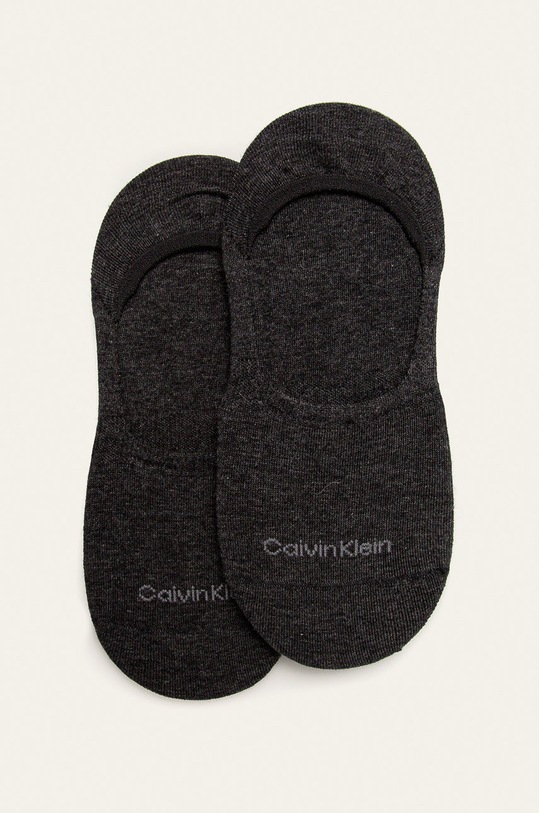 Calvin Klein - Kotníkové ponožky (2-pack) krátké ponožky šedá 100001902.NOS