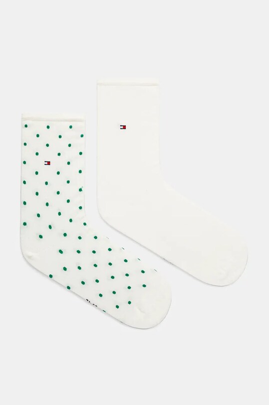 Κάλτσες Tommy Hilfiger 2-pack με μοτίβο μπεζ 100001493