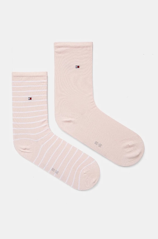 Κάλτσες Tommy Hilfiger 2-pack ψηλές κάλτσες μπλε 100001494