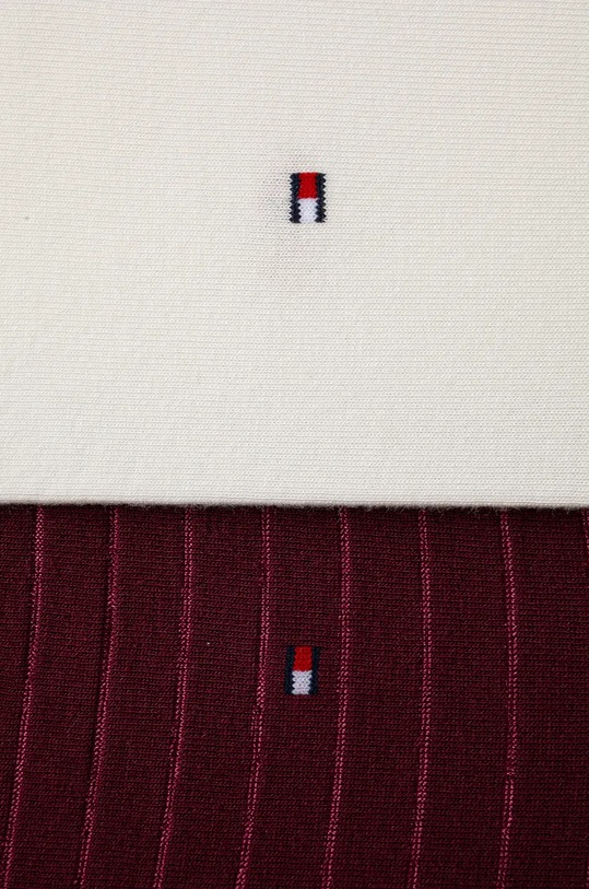 Ponožky Tommy Hilfiger 2-pak 100001494 burgundské AA00