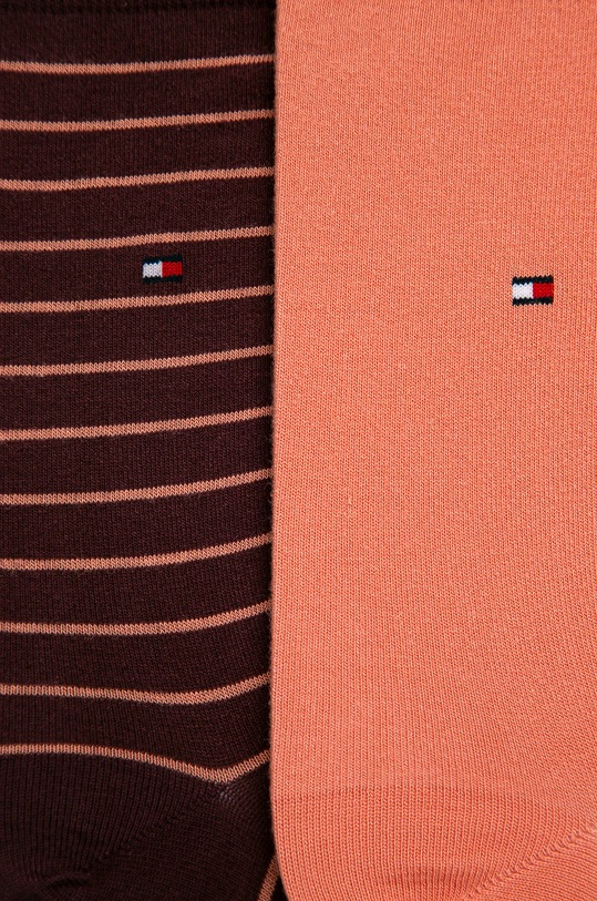 Tommy Hilfiger skarpetki 2-pack 100001494 pomarańczowy AA00