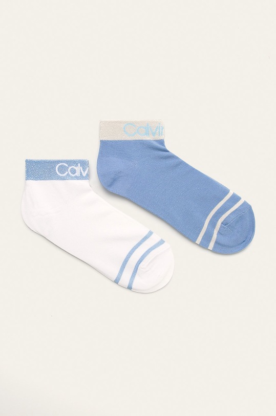 Calvin Klein - Skarpetki (2-pack) skarpetki krótkie niebieski 100001800.NOS