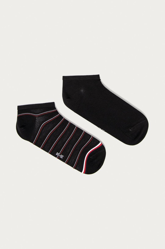 Tommy Hilfiger - Ponožky (2-pak) krátke ponožky čierna 100002818