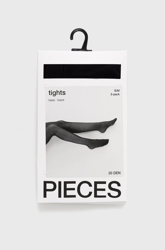 Pieces Rajstopy czarny 17091936