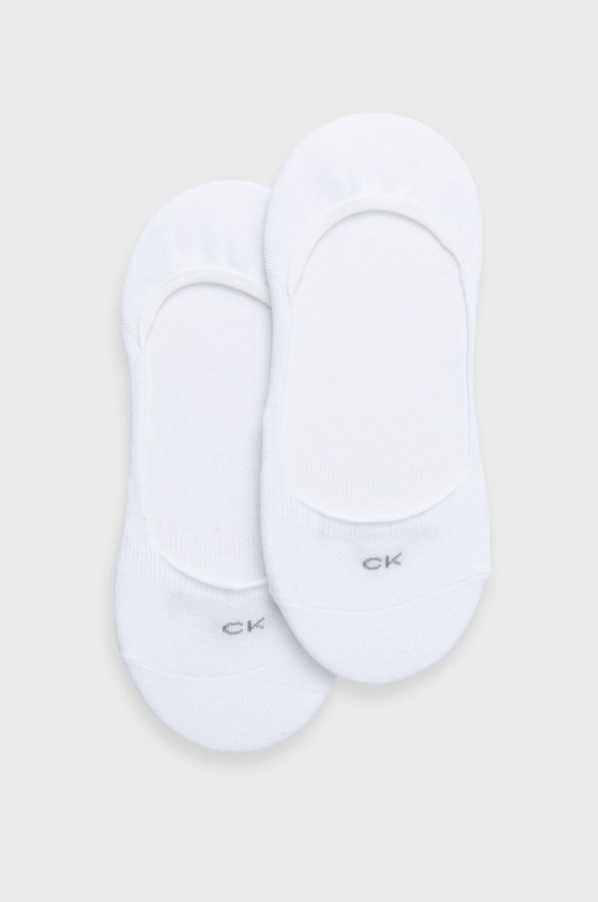 Calvin Klein calzini pacco da 2 melange bianco 701218767.NOS