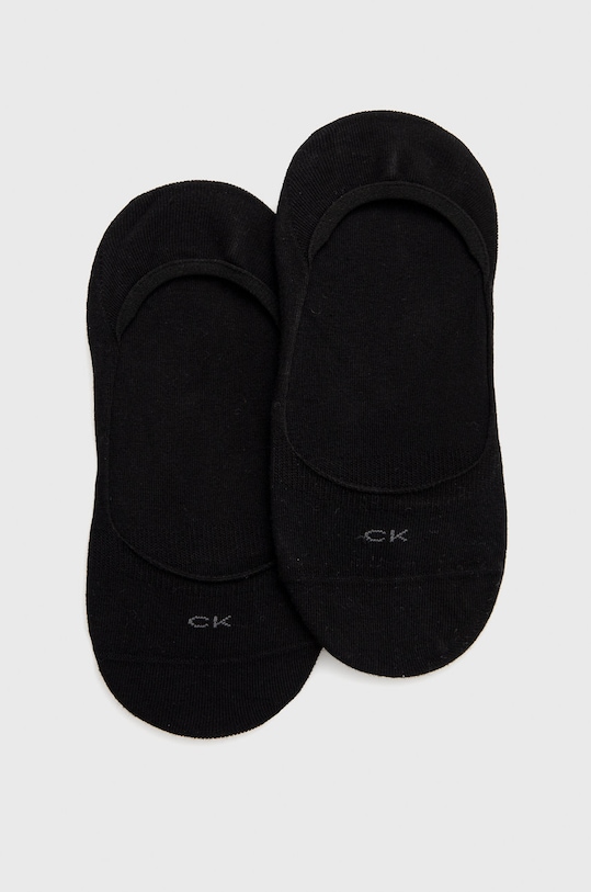 Calvin Klein calzini pacco da 2 melange nero 701218767.NOS
