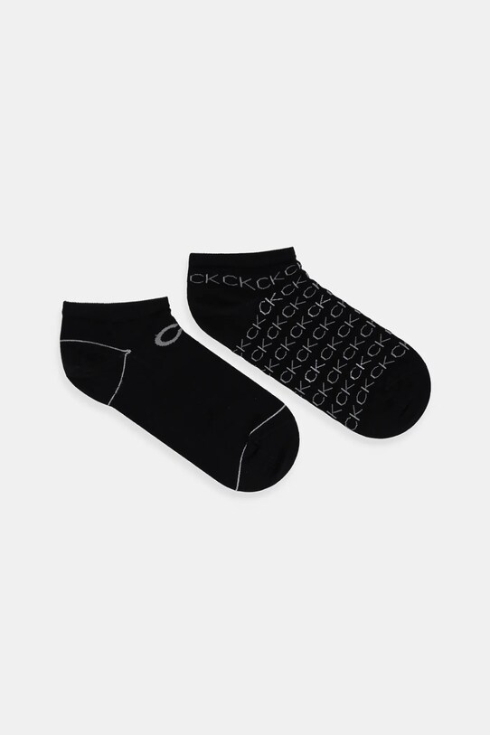 Шкарпетки Calvin Klein (2-pack) короткі шкарпетки чорний 701218779.NOS