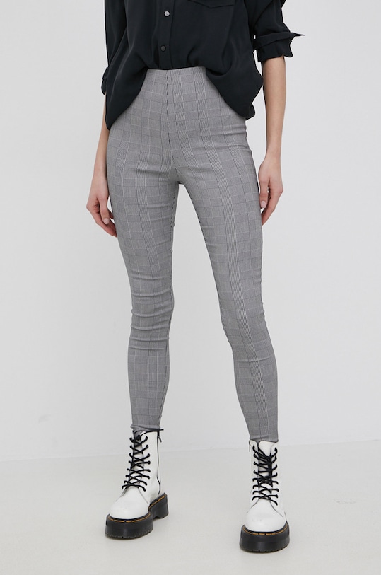 Vila legginsy tkanina szary 14071146.Black1