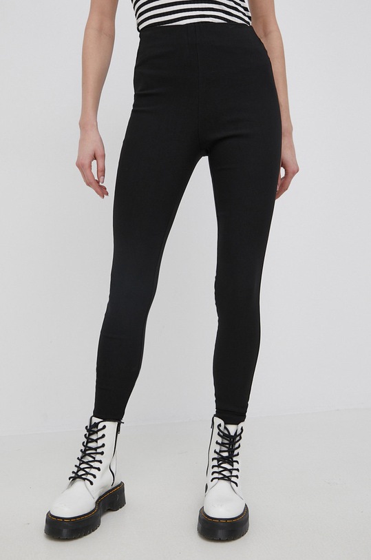 Vila legginsy tkanina czarny 14071146.Black