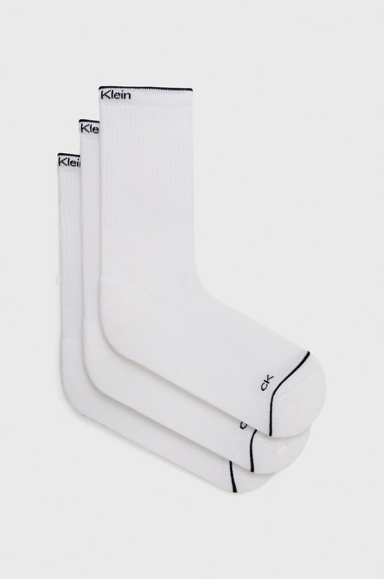Calvin Klein skarpetki (3-pack) skarpetki długie biały 701218766.NOS