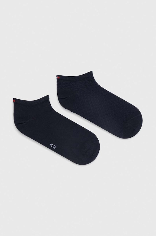 Шкарпетки Tommy Hilfiger 2-pack короткі шкарпетки темно-синій 701227564.NOS
