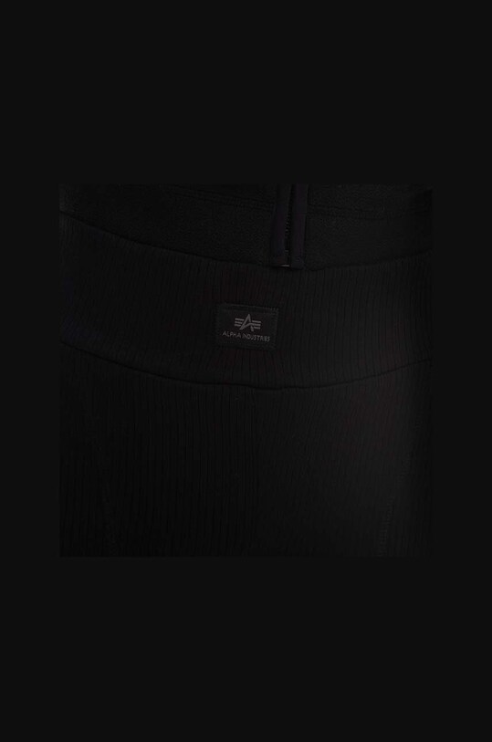 Alpha Industries legginsy bawełniane 136050.03 czarny AA00