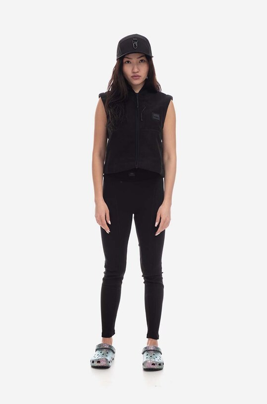 Alpha Industries legginsy bawełniane 136050.03 czarny