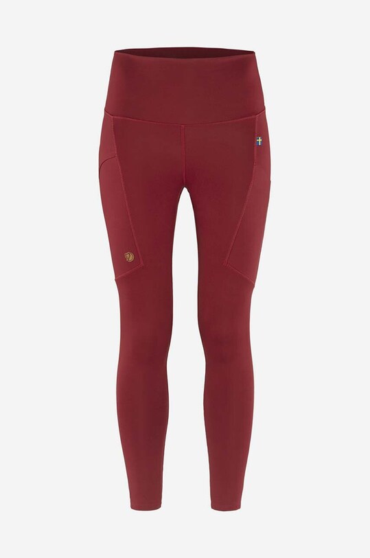 Ruházat Fjallraven legging Abisko F84773.346 burgundia