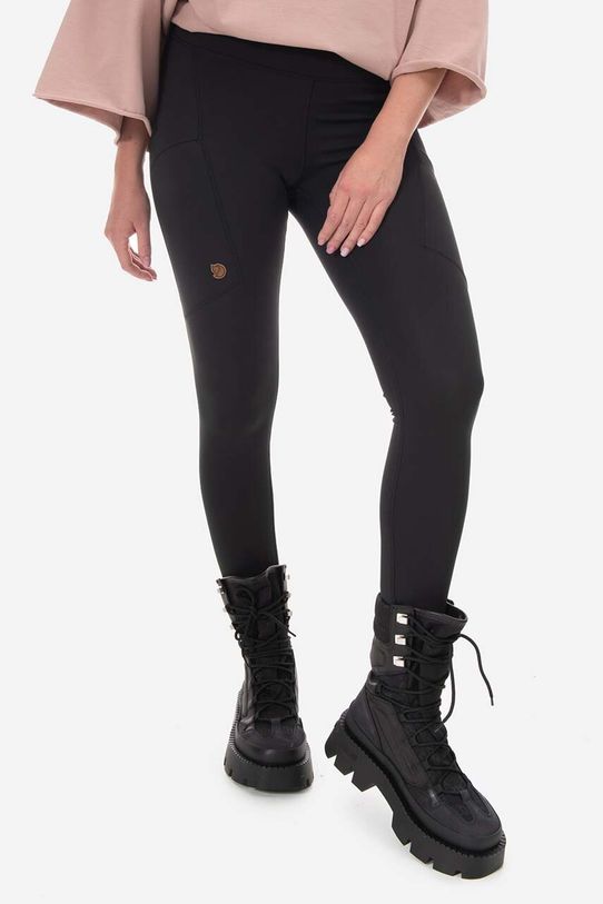 Odzież Fjallraven legginsy Abisko Tights F84773.550 czarny