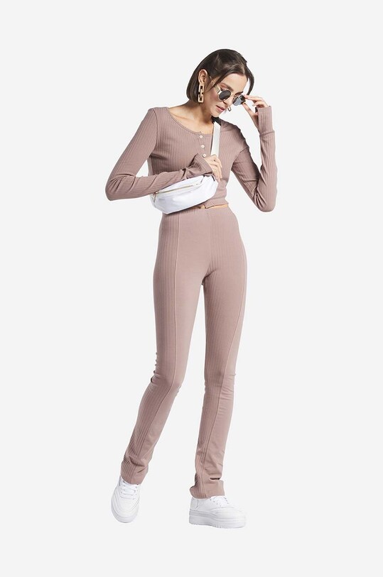 Reebok Classic colanți tricotaj maro HS0382