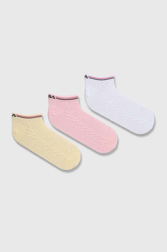 Fila sosete 3-pack sosete scurte roz F6940