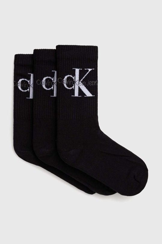 Calvin Klein Jeans sosete 3-pack sosete lungi negru 701220515.NOS
