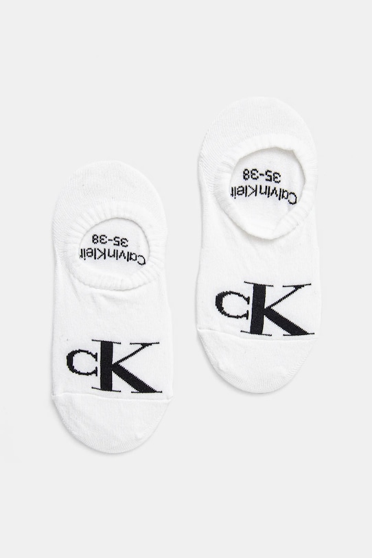 Calvin Klein Jeans skarpetki 2-pack skarpetki krótkie biały 701228817.NOS