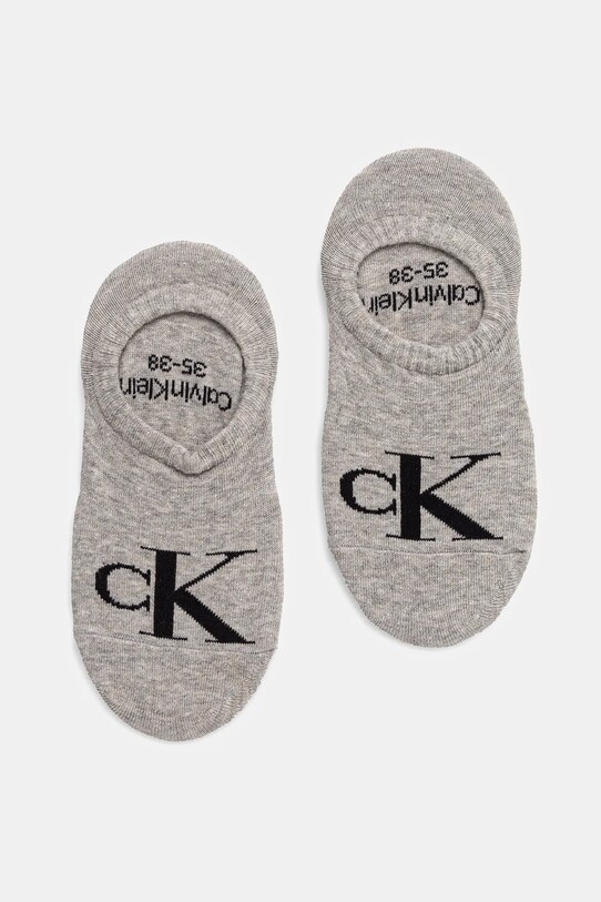 Шкарпетки Calvin Klein Jeans 2-pack короткі шкарпетки сірий 701228817.NOS