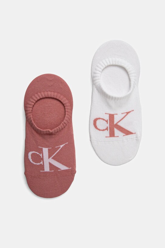 Шкарпетки Calvin Klein Jeans 2-pack короткі шкарпетки рожевий 701228817.NOS