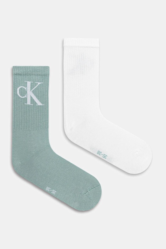 Calvin Klein Jeans skarpetki 2-pack skarpetki długie zielony 701228811.NOS