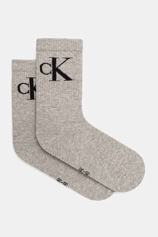 Шкарпетки Calvin Klein Jeans 2-pack довгі шкарпетки сірий 701228811.NOS