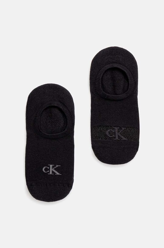 Шкарпетки Calvin Klein Jeans 2-pack короткі шкарпетки чорний 701230601.NOS