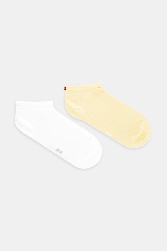 Nogavice Tommy Hilfiger 2-pack Kratke nogavice rumena 343024001.NOS