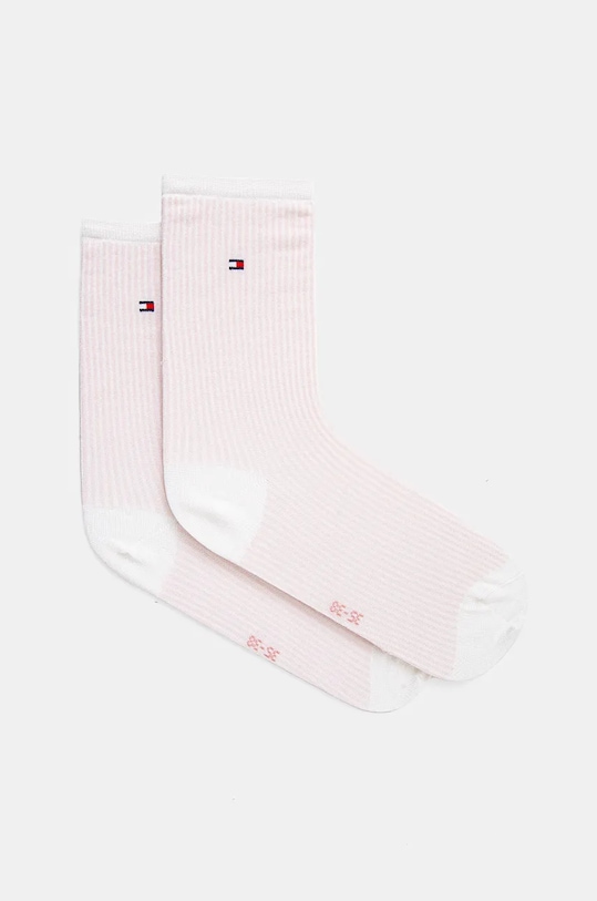 Ponožky Tommy Hilfiger dlouhé ponožky růžová 701229326.NOS