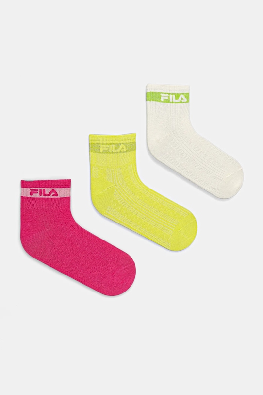 Ponožky Fila 3-pack dlouhé ponožky zelená F6798