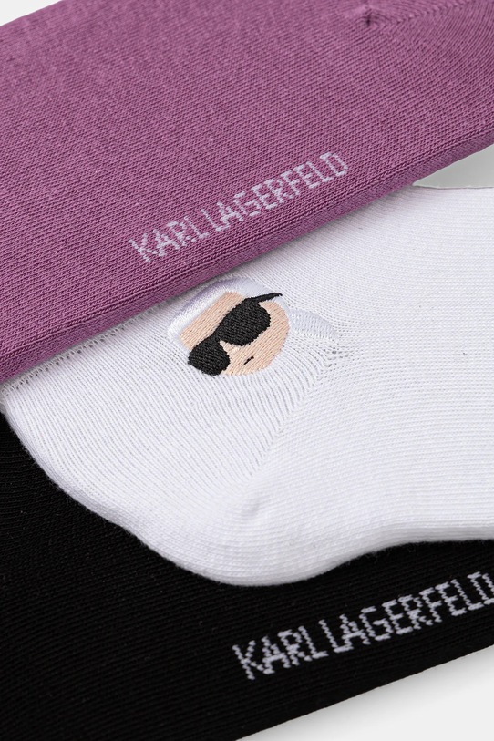 Karl Lagerfeld skarpetki K/IKON 3-pack A4W47036 czarny AW25