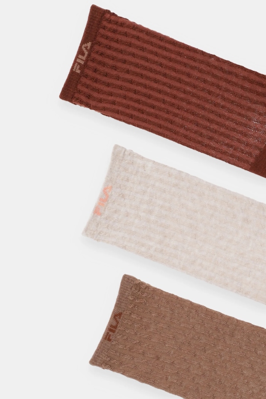 Fila skarpetki 3-pack F6409 brązowy AA00