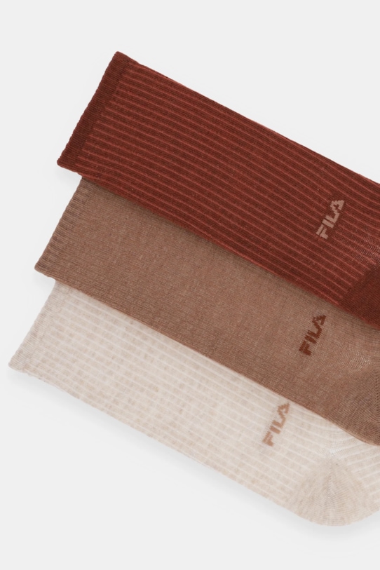 Fila skarpetki 3-pack F6411 brązowy AA00