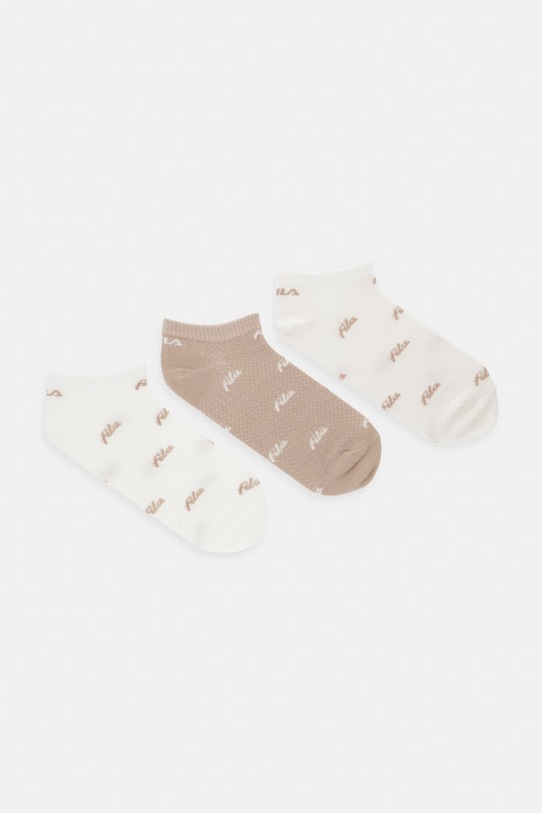 Fila skarpety damskie 3-pack beżowy F6154