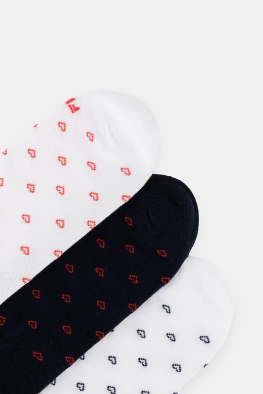 Fila skarpety damskie z bawełną 3-pack F1156 biały SS26