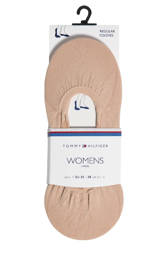 Tommy Hilfiger - Skarpetki(2-pak) skarpetki krótkie beżowy 353007001