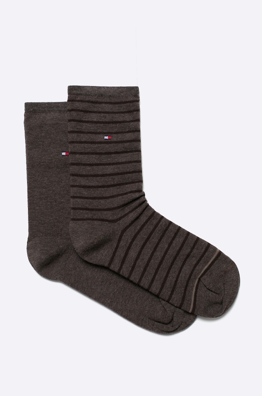 Ponožky Tommy Hilfiger (2 pack) hnedá 443015001
