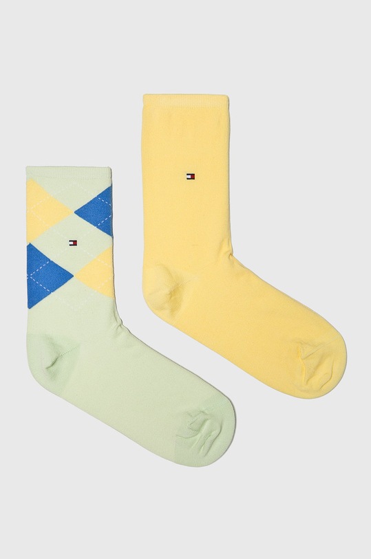 Tommy Hilfiger - Skarpetki (2-pack) skarpetki długie żółty 443016001