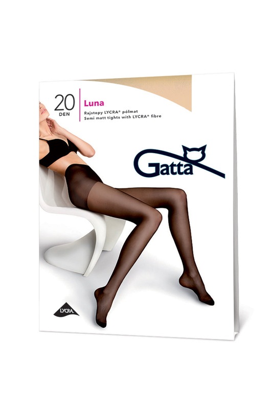 Gatta - Harisnya Luna Semi Matt 20 den bézs luna.20