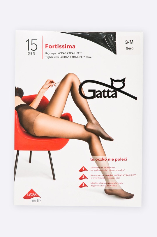 Gatta - Ciorapi Fortissima 15 DEN negru fortissima.15