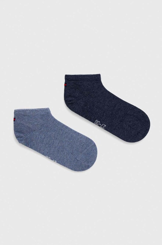 Tommy Hilfiger - Дитячі сліди (2-pack) короткі шкарпетки блакитний 301390