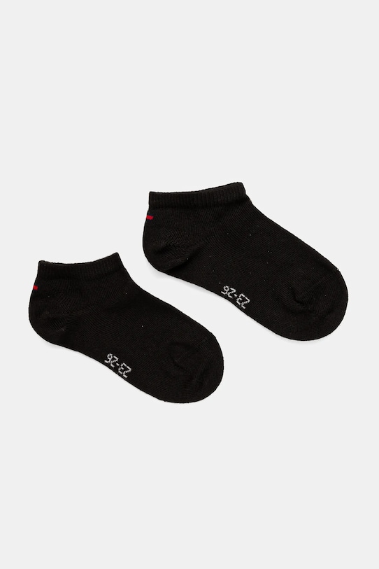 Tommy Hilfiger - Дитячі сліди (2-pack) короткі шкарпетки чорний 301390