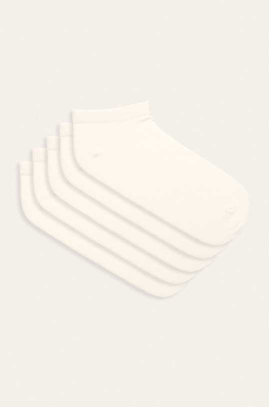 Name it - Detské ponožky (5-pack) krátke ponožky biela 13163789